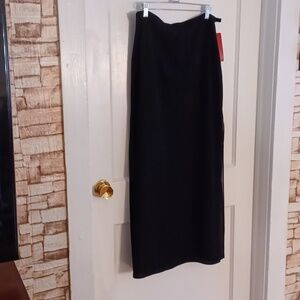 J S Collection long black skirt women's size 10P